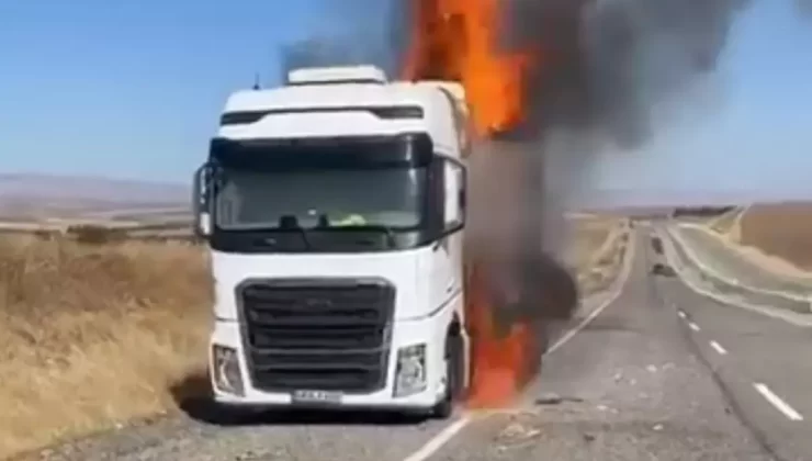 Diyarbakır’da TIR Yangını Diyarbakır’da TIR Yangını
